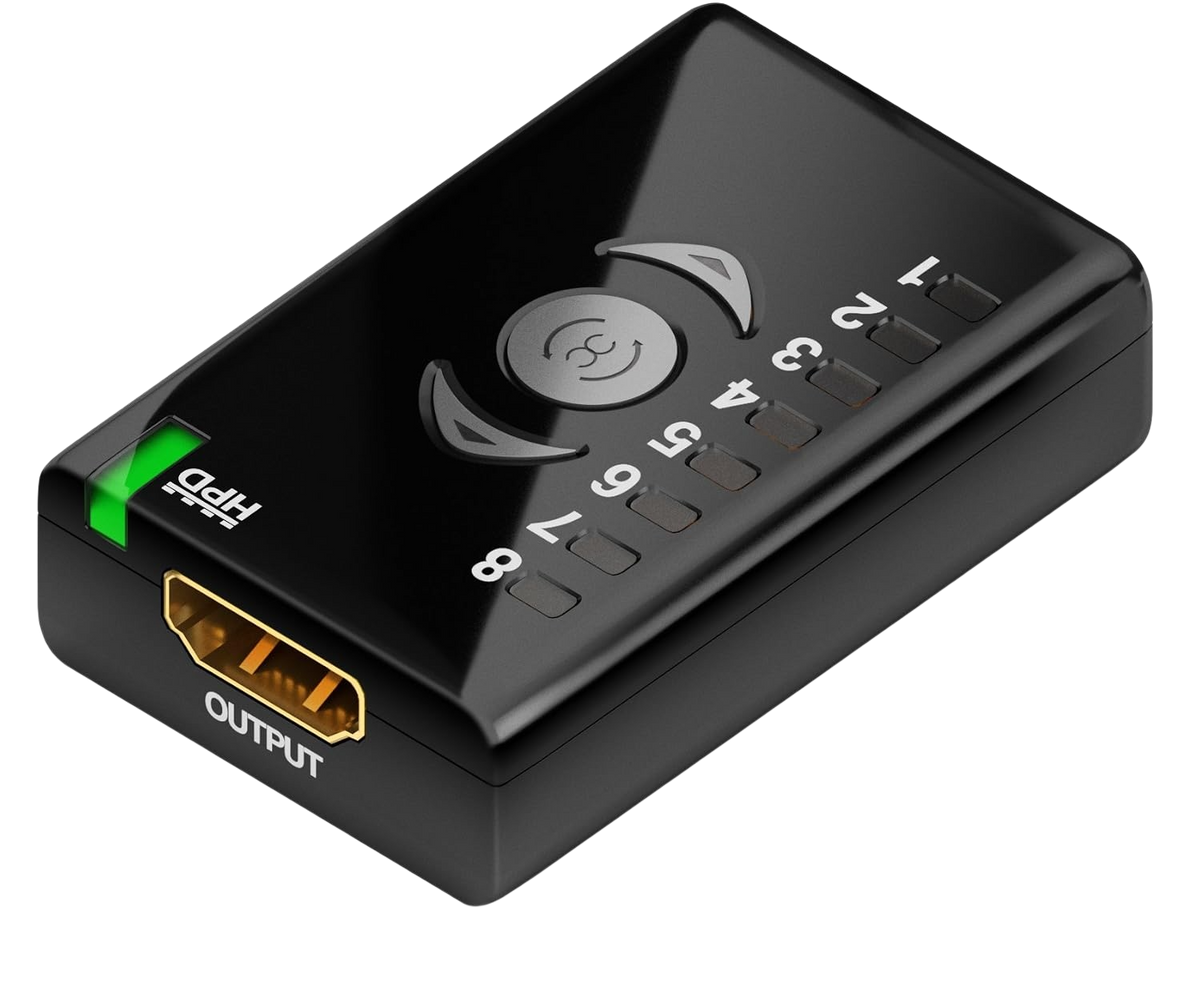 Saída HDMI do Dr HDMI com indicador HPD verde