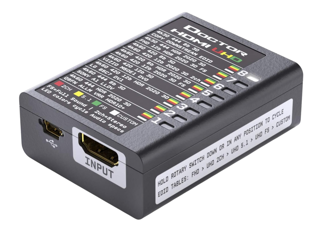 HDfury Dr HDMI 4K, gestor EDID de 18Gbps e emulador HDMI do tamanho de uma caixa de fósforos