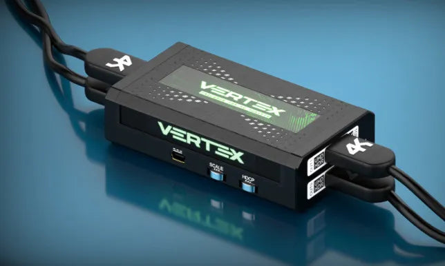 HDfury Vertex, matriz HDMI 2x2 com scaler e conversor de formato integrados, ligada com cabos HDMI 4K