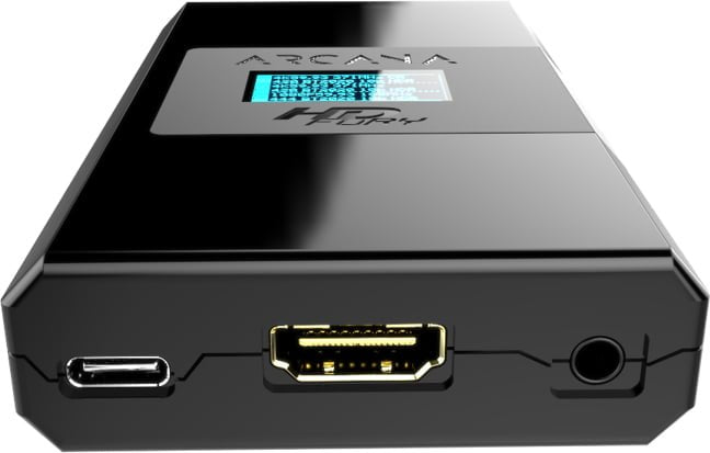 HDfury Arcana num home cinema com projetor e Sonos Arc