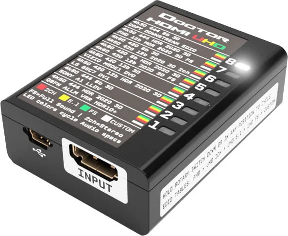 Gestor EDID e emulador HDMI HDfury Dr HDMI 4K, vista frontal