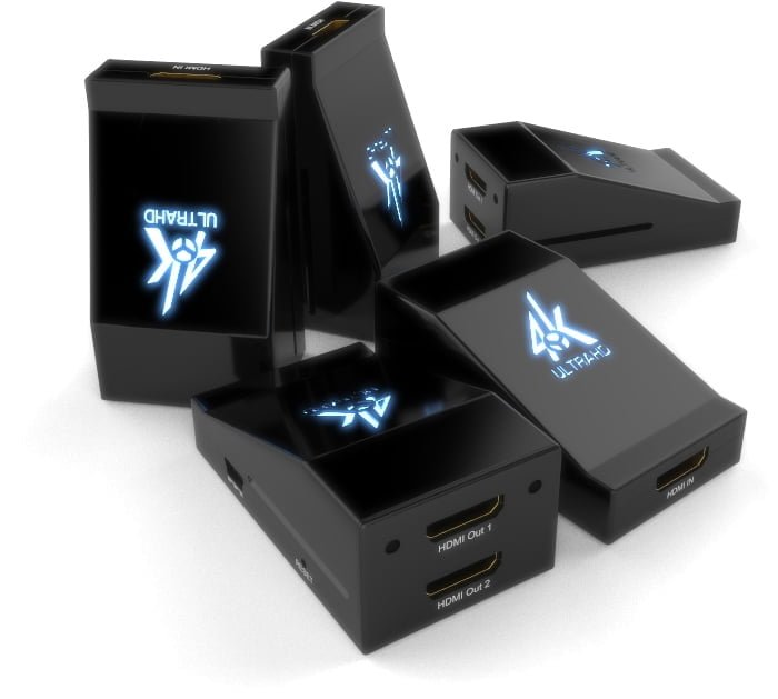 HDfury Splitter 4K UHD - Splitter HDMI de 1 entrada e 2 saídas