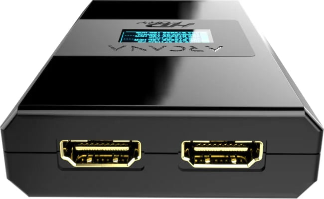 Extrator de áudio HDMI eARC HDfury Arcana, vista de cima
